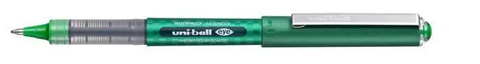 Kuličkové pero "UB-157DE Eye Eco", zelená, 0,5 mm, UNI 315283000 OFERTA office vše pro kancelář Super Cena