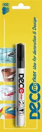 Lakový popisovač "Decomaker", černá, 2-4mm, ICO OFERTA office vše pro kancelář Nová Kolekce