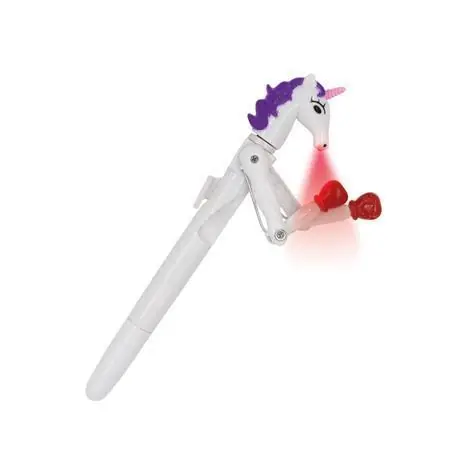Kuličkové pero Unicorn "Lucky Punch", modrá, 1 mm, s LED světlem, WEDO 2522299 OFERTA office vše pro kancelář Jen Po Omezenou Doba
