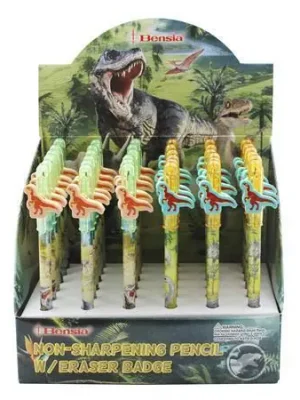 Značkový Mechanická tužka "Bensia", dinosaurus, HB, s gumou, 36 ks/balení, ICO 7050302006 OFERTA office vše pro kancelář