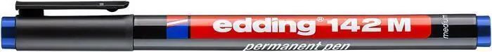 Permanentní popisovač "142 M", modrá, OHP, 1mm, EDDING OFERTA office vše pro kancelář Top Prodej