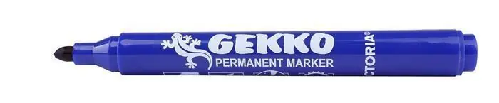 Permanentní popisovač "Gekko", modrá, 1-3mm, kuželový hrot, VICTORIA OFERTA office vše pro kancelář Výprodej