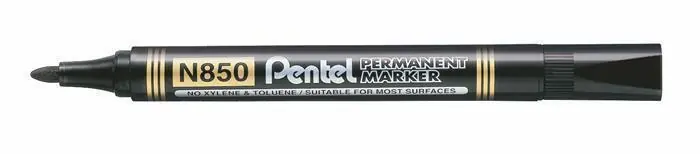 Akce Permanentní popisovač "N850", černá, 1,5 mm, kuželový hrot, PENTEL N850-AE OFERTA office vše pro kancelář
