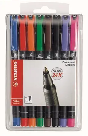 Top Prodej Permanentní popisovač "OHPen M", 8 různých barev, 1 mm, STABILO OFERTA office vše pro kancelář