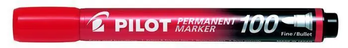 Nejlepší Cena Permanentní popisovač "Permanent Marker 100", červená, 1 mm, kuželový hrot, PILOT OFERTA office vše pro kancelář