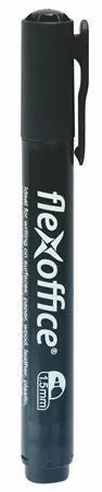 Permanentní popisovač "PM03", černá, 1,5mm, kuželový hrot, FLEXOFFICE OFERTA office vše pro kancelář Poslední Šance