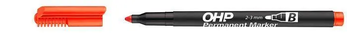 Permanentní popisovač, OHP, B, červená, 2-3mm, ICO OFERTA office vše pro kancelář Cenově Výhodný