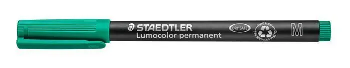 Permanentní popisovač "Lumocolor 317 M", zelená, 1 mm, OHP, STAEDTLER OFERTA office vše pro kancelář Nakupujte Hned