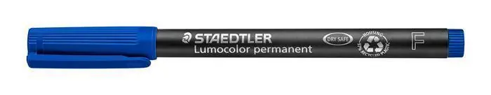 Permanentní popisovač "Lumocolor 318 F", modrá, 0,6 mm, OHP, STAEDTLER OFERTA office vše pro kancelář Oblíbený