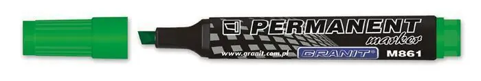 Permanentní popisovač "M861", zelená, klínový hrot, 1 - 5 mm, GRANIT OFERTA office vše pro kancelář Objednat Nyní