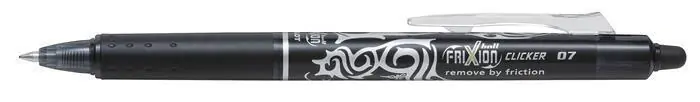 Nejprodávanější Roller "Frixion Clicker", černá, 0,7/0,35mm, vymazatelný, PILOT OFERTA office vše pro kancelář