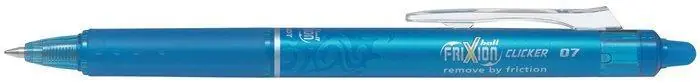 Roller "Frixion Clicker", světle modrá, 0,7/0,35mm, vymazatelný, PILOT OFERTA office vše pro kancelář Výprodej