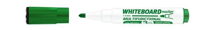 Cenová Bomba Popisovač na bílou tabuli a flipchart "Markeraser", zelená, 1-3mm, multifunkční, ICO OFERTA office vše pro kancelář