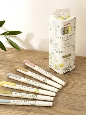 Nejlepší Volba Sada zvýrazňovačů "Mildliner Scented Fragrance", 6 barev, 1,4 - 4 mm, oboustranný, ZEBRA 82388 OFERTA office vše pro kancelář
