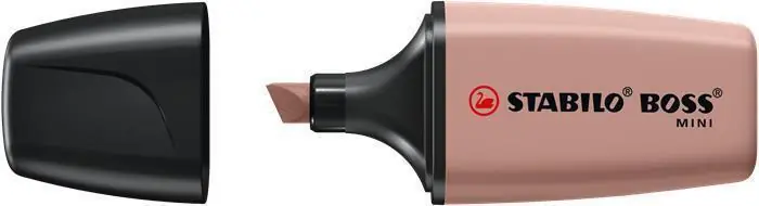 Zvýrazňovač "Boss Mini Nature vibes", umber - tmavě hnědá, 1-4 mm, STABILO 07/165-11 OFERTA office vše pro kancelář Horká Nabídka