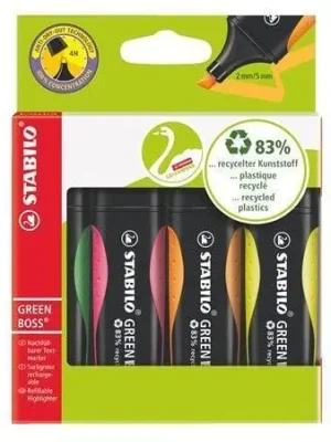 Zvýrazňovač "Green Boss", mix barev, 2-5mm, STABILO OFERTA office vše pro kancelář Jen Po Omezenou Doba
