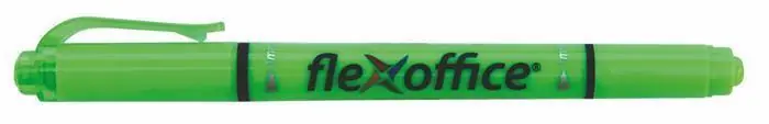 Expresní Doručení Zvýrazňovač "HL01", zelená, 1,0/4,0 mm, oboustranný, FLEXOFFICE OFERTA office vše pro kancelář