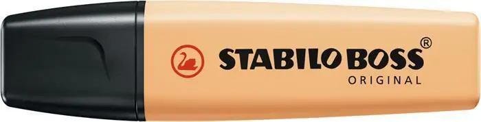 Finální Výprodej Zvýrazňovač "BOSS original Pastel", pale oranžová, 2-5mm, STABILO OFERTA office vše pro kancelář