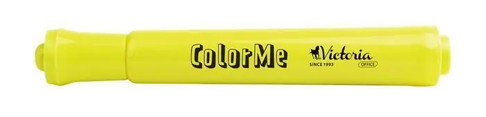 Zvýrazňovač "ColorMe", žlutá, 1-5 mm, VICTORIA OFERTA office vše pro kancelář Autentický