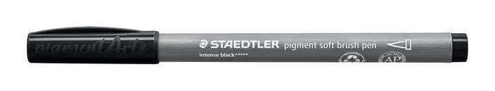 Štětcové fixy "Pigment Arts 372 Grey Colours", 6 barev, 1 mm, sada, STAEDTLER 372 C6 OFERTA office vše pro kancelář Výhodná Nabídka