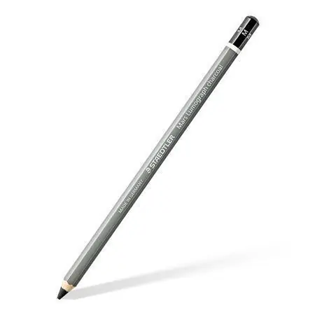Přímo Od Výrobce Uhlíková tužka "Mars Lumograph charcoal 100C", M, šestihranná, STAEDTLER 100C-M OFERTA office vše pro kancelář