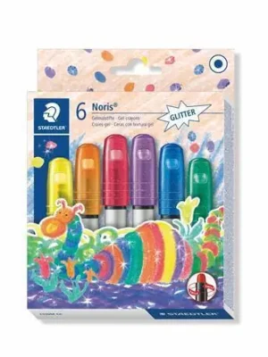 Voskovky "Noris Club", 6 třpytivých barev, gelové, STAEDTLER OFERTA office vše pro kancelář Přímo Od Výrobce