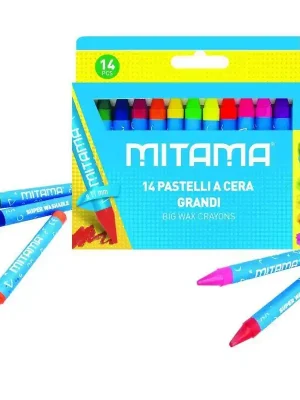 Voskovky, 14 barev, kulaté, MITAMA 62897 OFERTA office vše pro kancelář Výprodej