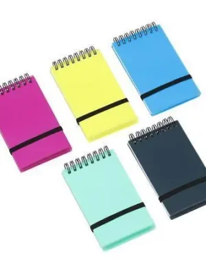 Blok "Propyglass", různé barvy, kroužková vazba, 75x125mm, VIQUEL OFERTA office vše pro kancelář Akce