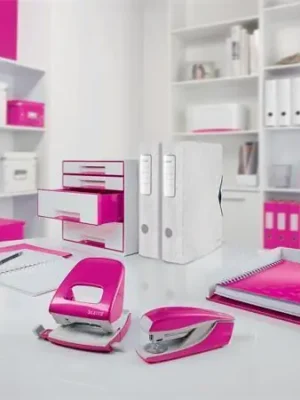 Akční Nabídka Blok na psaní "Wow", metalická růžová, A4, čtverečkovaný, LEITZ OFERTA office vše pro kancelář
