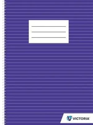 Poslední Šance Blok na psaní, linkovaný, drátěná kroužková vazba, A4, 70 listů, VICTORIA OFERTA office vše pro kancelář