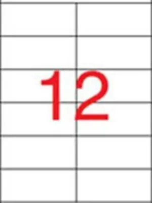 Novinka Etiketa, ILC, 105x48 mm, dvouřadé, 6500 ks/bal., APLI OFERTA office vše pro kancelář