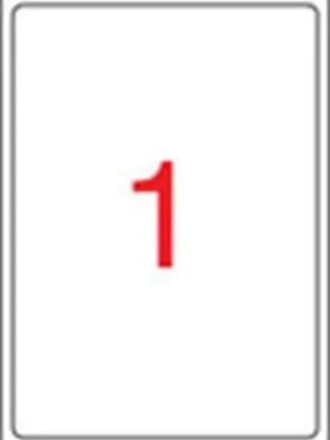 Výhodná Nabídka Etiketa, ILC, 199,6 x 289,1 mm, zaoblené rohy, 100 ks/bal., APLI 02412 OFERTA office vše pro kancelář