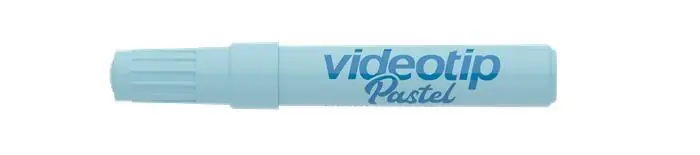 Autentický Zvýrazňovač "Videotip", pastelová modrá, 1-4 mm, ICO OFERTA office vše pro kancelář