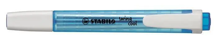 Zvýrazňovač, "Swing Cool", modrá, 1-4 mm, STABILO OFERTA office vše pro kancelář Tovární Cena
