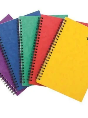 Poslední Šance Blok "Pressboard", A5, mix sytých barev, linkovaný, 60 listů, spirálová vazba, PUKKA PAD OFERTA office vše pro kancelář