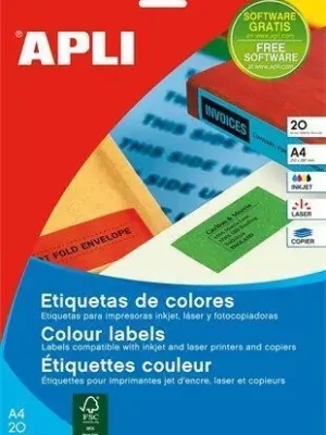 Nejlepší Cena Etiketa, 105 x 148mm, modrá, 80 ks/bal., APLI OFERTA office vše pro kancelář