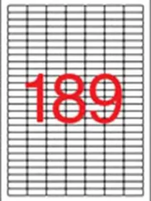 Etiketa, 25,4 x 10 mm, snímatelná, zaoblené rohy, 4725 ks/bal., APLI 10198 OFERTA office vše pro kancelář Výprodej