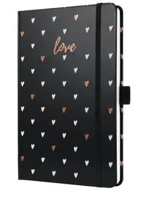 Diář "Jolie", Dark love, A5, týdenní, 2026, tvrdé desky, SIGEL J6335 OFERTA office vše pro kancelář Výhodná Nabídka