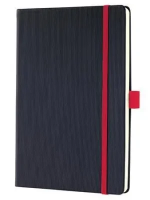 Výhodná Nabídka Exkluzivní zápisník "Conceptum Red Edition", černo-červená, A5, čtverečkovaný, 97 listů, tvrdé desky OFERTA office vše pro kancelář