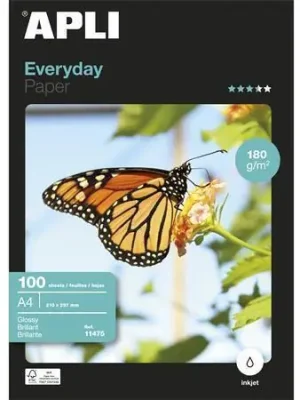 Must-Have Fotografický papír "Everyday", do inkoustové tiskárny, lesklý, A4, 180 g, 100 listů, APLI 11475 OFERTA office vše pro kancelář