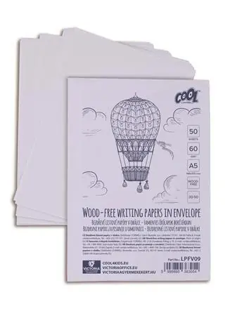 Listové papíry v obálce "Envelope", A5, 20/50, VICTORIA OFERTA office vše pro kancelář Výhodná Nabídka