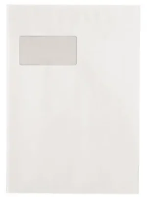 Obálka, TC4, samolepicí, s krycí páskou, 324 x 229 mm, s okénkem vlevo, VICTORIA OFERTA office vše pro kancelář Cenový Hit