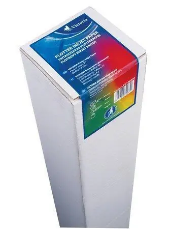 Jen Po Omezenou Doba Plotterový papír, do inkoustové tiskárny, 594mm x 90m, 50mm dutina, 90g, VICTORIA OFERTA office vše pro kancelář
