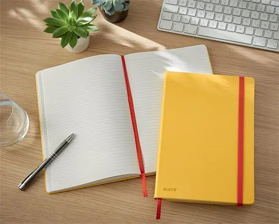 Poznámkový sešit "Cosy Soft Touch", matně žlutá, linkovaný, B5, 80 listů, tvrdé desky, LEITZ OFERTA office vše pro kancelář Pouze Dnes