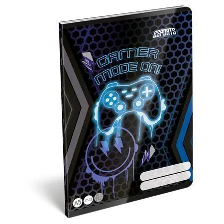 Sešit "Esport Gamer on duty", 27-32, A5, čtverečkovaný, 32 listů, LIZZYSULI 7500171008 OFERTA office vše pro kancelář Nejlepší Volba