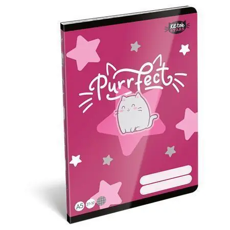 Sešit "Kit tok Stars Purrfect", 27-32, A5, čtverečkovaný, 32 listů, LIZZYSULI 7500171002 OFERTA office vše pro kancelář Must-Have