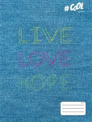 Sešit "Live-love-hope", 87-32, mix motivů, A4, čtverečkovaný, 32 listů, COOL BY VICTORIA OFERTA office vše pro kancelář Aktuální