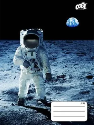 Sešit "Man on the Moon", 27-32, mix motivů, A5, čtverečkovaný, 32 listů, COOL BY VICTORIA OFERTA office vše pro kancelář Hit Sezóny