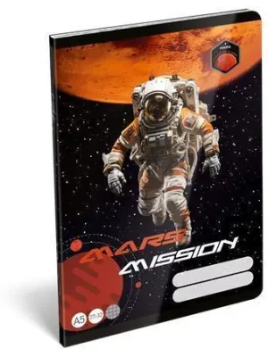 Cenový Hit Sešit "Mars Mission", 27-32, A5, čtverečkovaný, 32 listů, LIZZYSULI 7500171006 OFERTA office vše pro kancelář