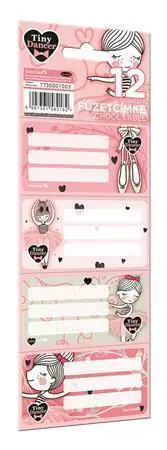 Nízká Cena Školní etikety na sešity "Tiny Dancer, Lovely Ballerina", 12 ks/balení, LIZZYSULI 7730001003 OFERTA office vše pro kancelář